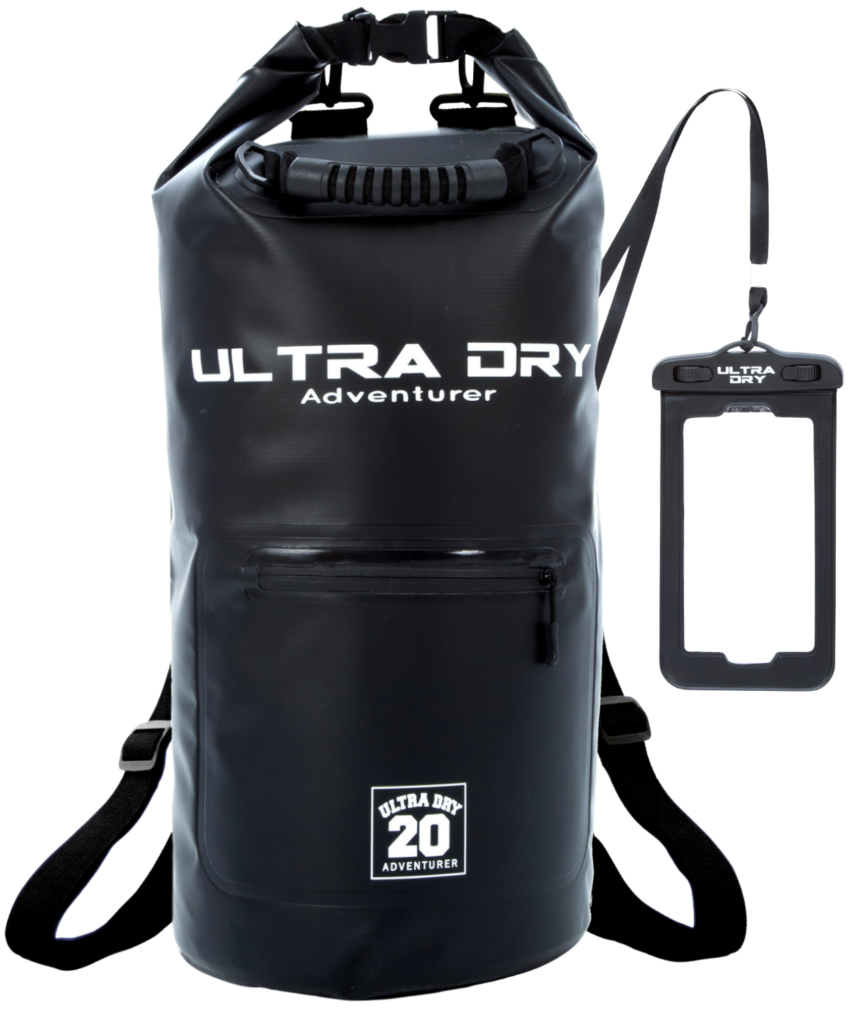 dry bag 20 litre with zip pocket
