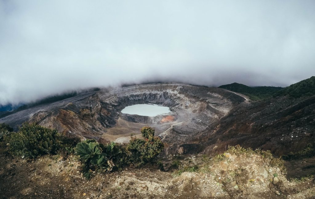 Poás Volcano, Costa Rica.